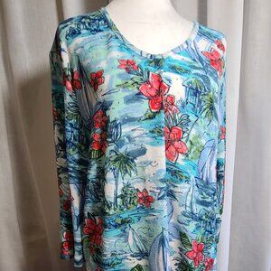 Breezy Rebecca Malone Tropical Tunic